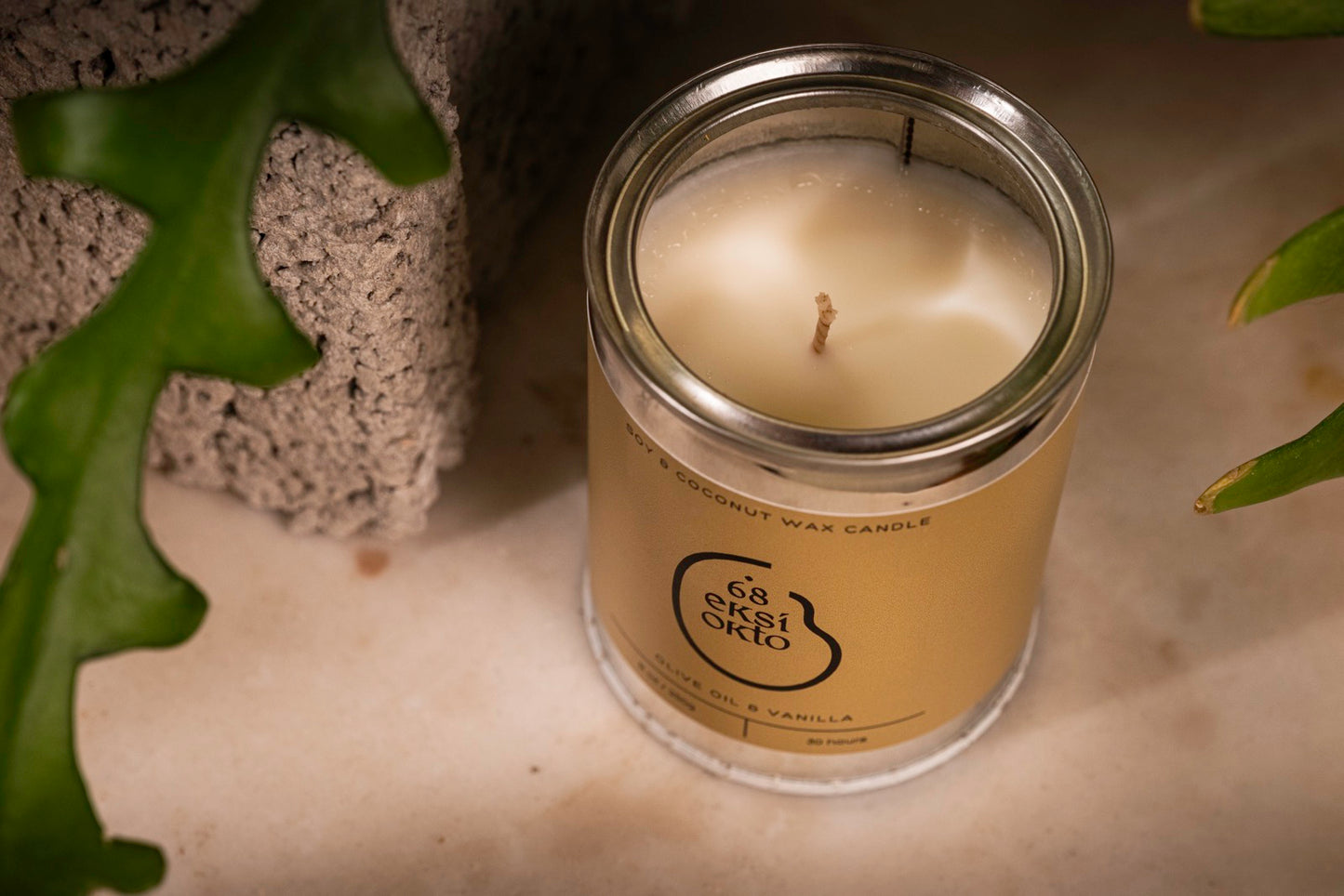 Soy Wax Candle - Olive Oil & Vanilla | 250g