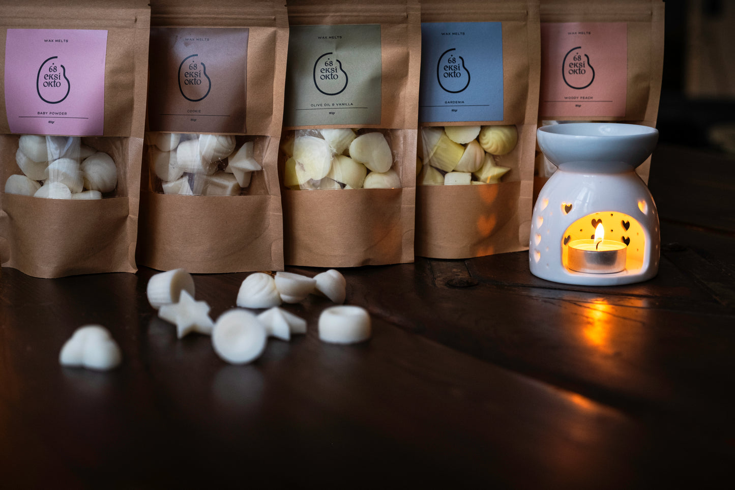 Wax Melts | 80gr | Woody Peach