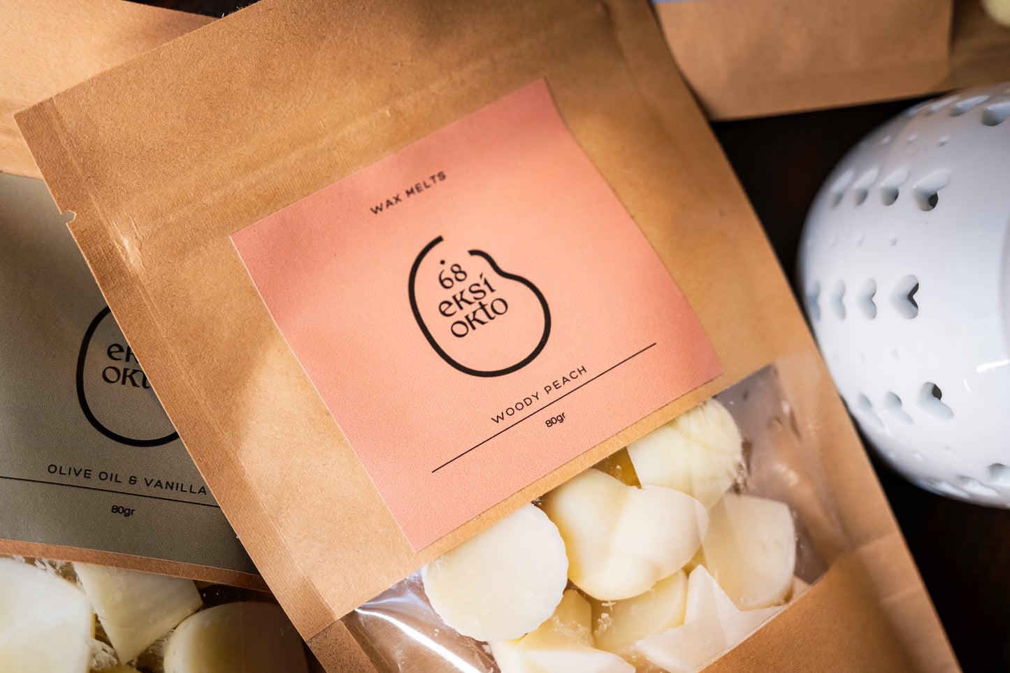 Wax Melts | 80gr | Woody Peach